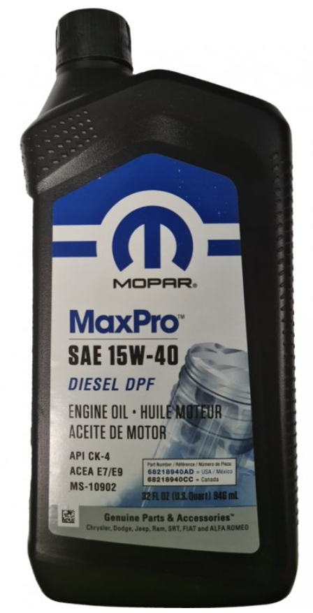 Aceite de Motor - Sintético - 15W-40 | 4G 11-22, WK 05-10, KK 08-13, PM 07-12